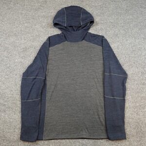 Kuhl Ryzer Hoodie Mens Large Blue Long Sleeve Lightweight Hiking Top